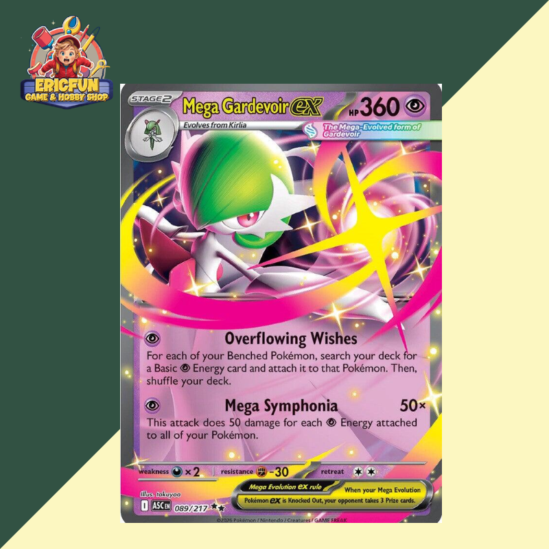(EF) Mega Gardevoir ex #89 Pokemon Ascended Heroes