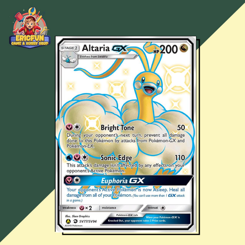 (EF) Altaria GX #SV77 Pokemon Hidden Fates