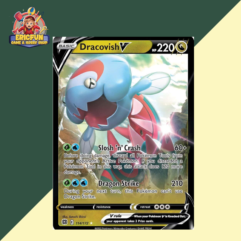 (EF) Dracovish V #114 Pokemon Brilliant Stars