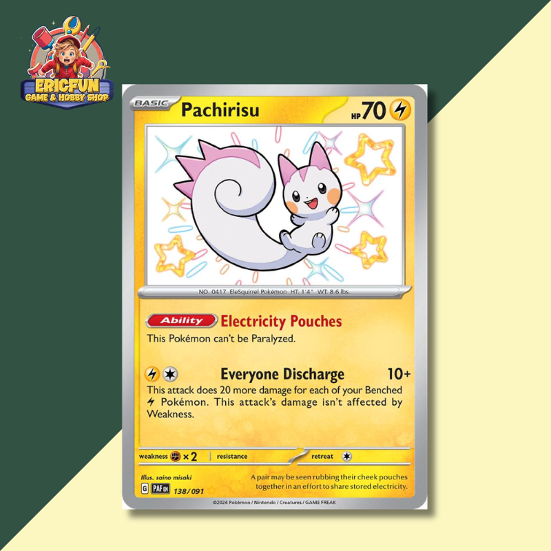 (EF) Pachirisu #138 Pokemon Paldean Fates