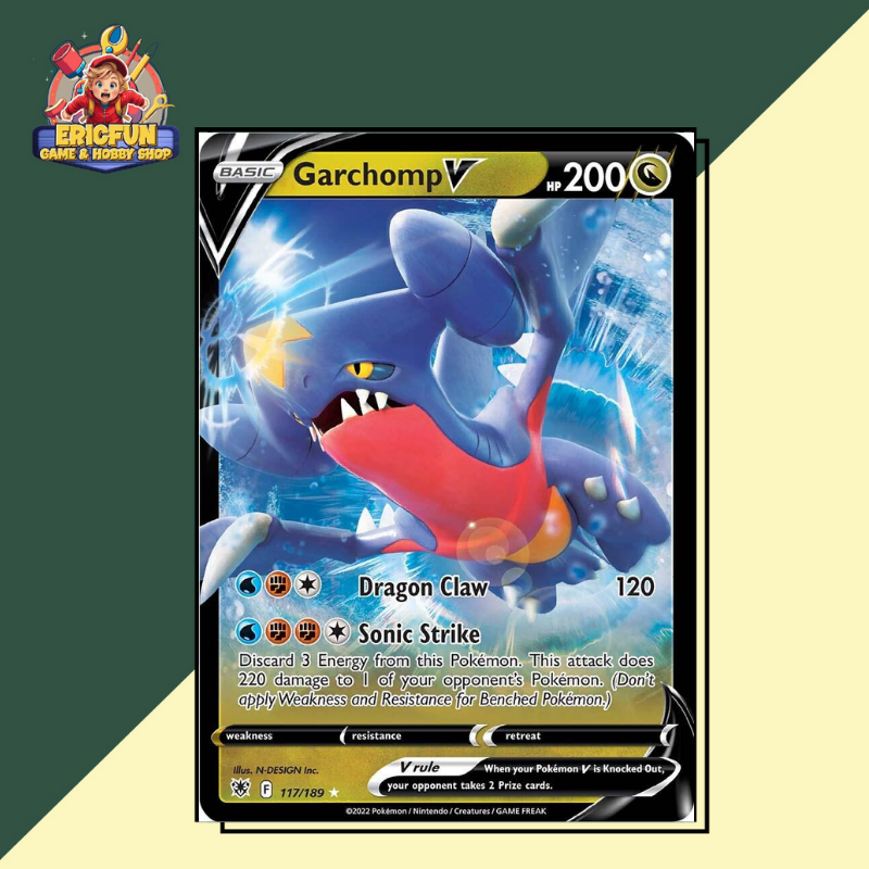 (EF) Garchomp V #117 Pokemon Astral Radiance