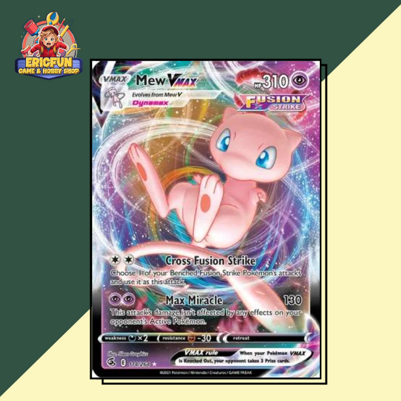 (EF) Mew VMAX #114 Pokemon Fusion Strike