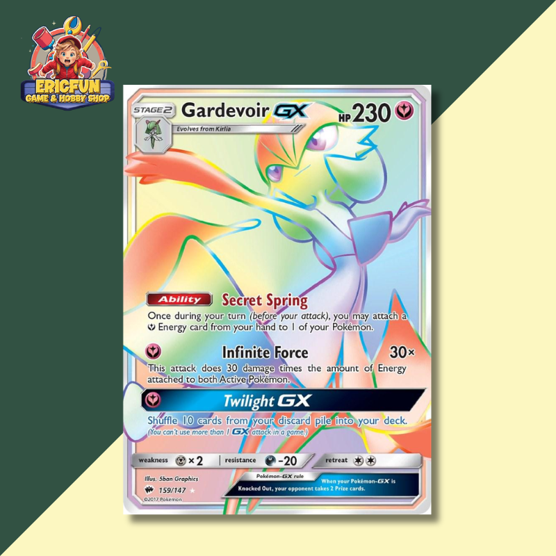 (EF) Gardevoir GX #159 Pokemon Burning Shadows