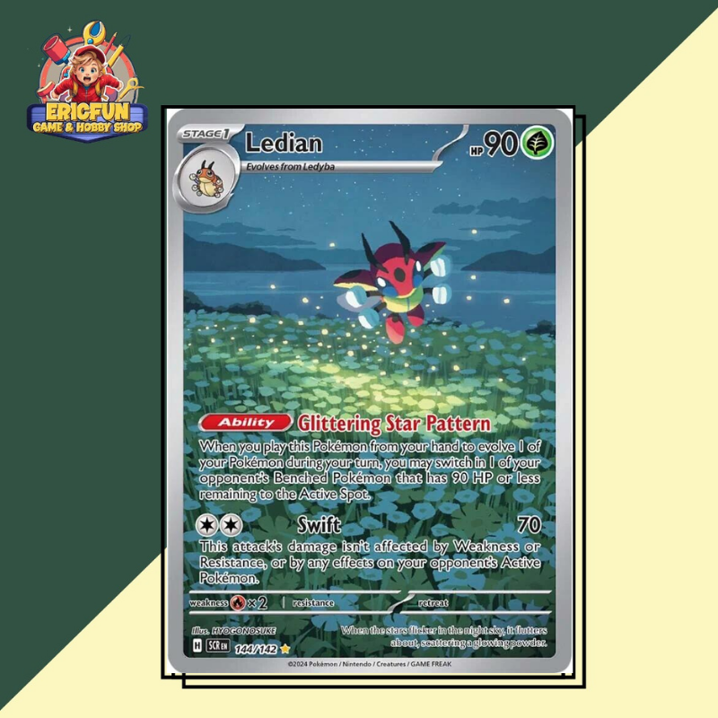 (EF) Ledian #144 Pokemon Stellar Crown