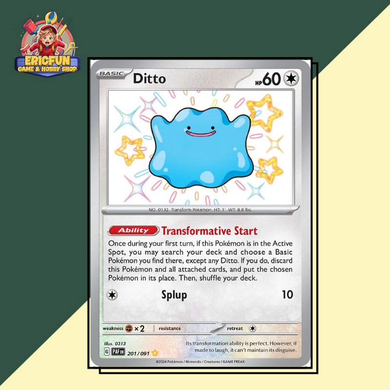 (EF) Ditto #201 Pokemon Paldean Fates