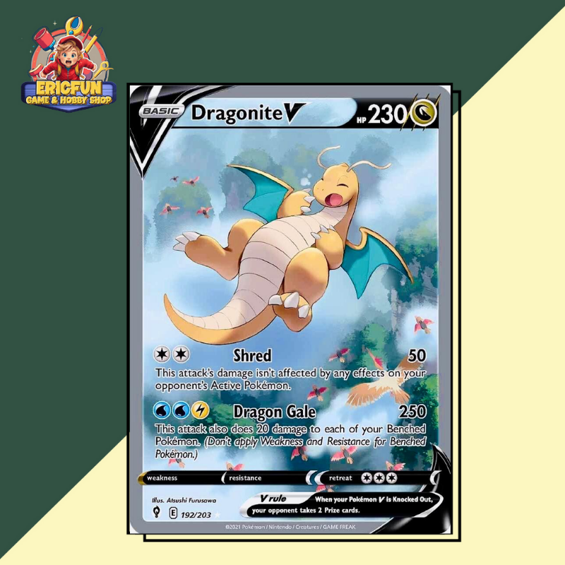 (EF) Dragonite V #192 Pokemon Evolving Skies