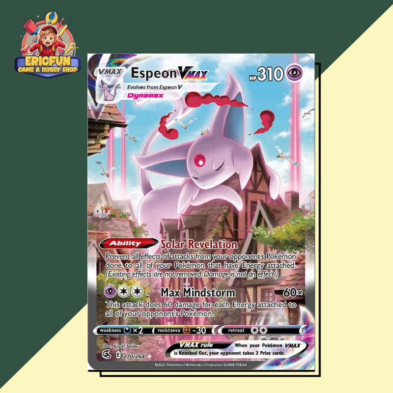 (EF) Espeon VMAX #270 Pokemon Fusion Strike