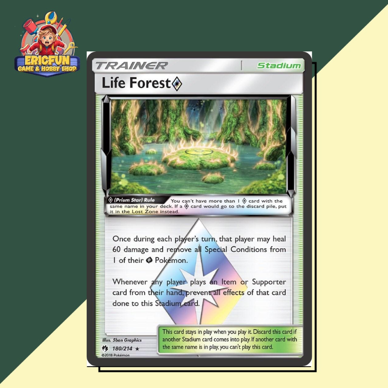 (EF) Life Forest #180 Pokemon Lost Thunder