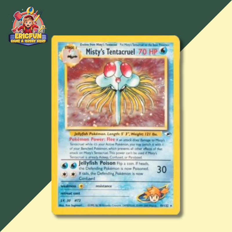 (EF)(RED) Misty's Tentacruel #10 Pokemon Gym Heroes