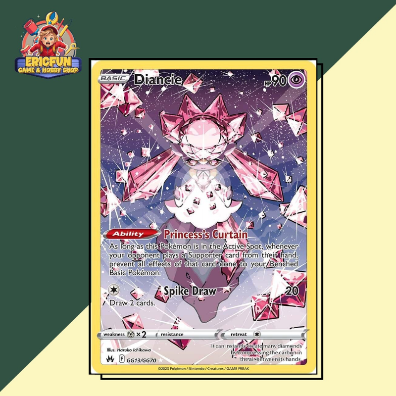 (EF) Diancie #GG13 Pokemon Crown Zenith