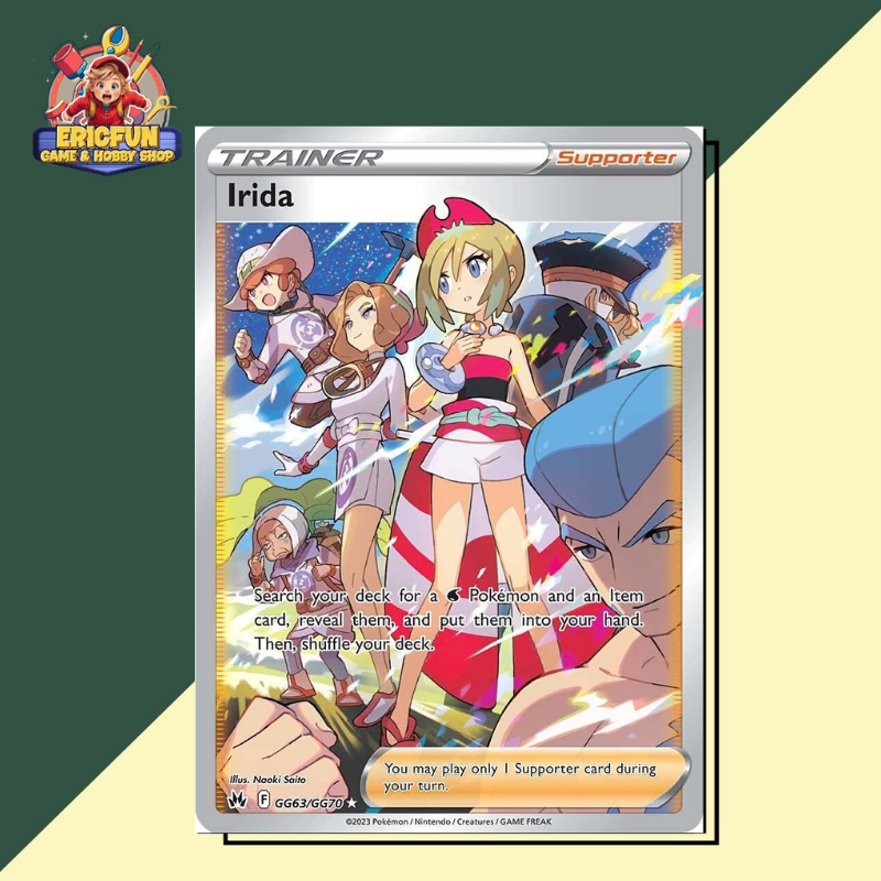 (EF) Irida #GG63 Pokemon Crown Zenith