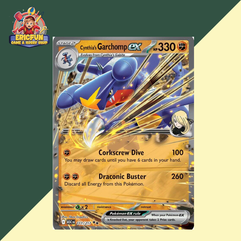 (EF) Cynthia's Garchomp ex #111 Pokemon Ascended Heroes