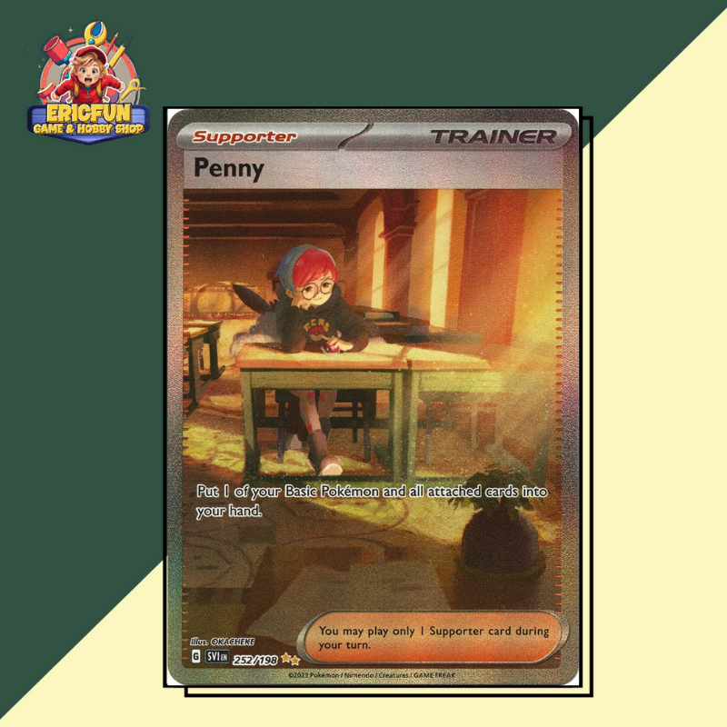 (EF) Penny #252 Pokemon Scarlet & Violet