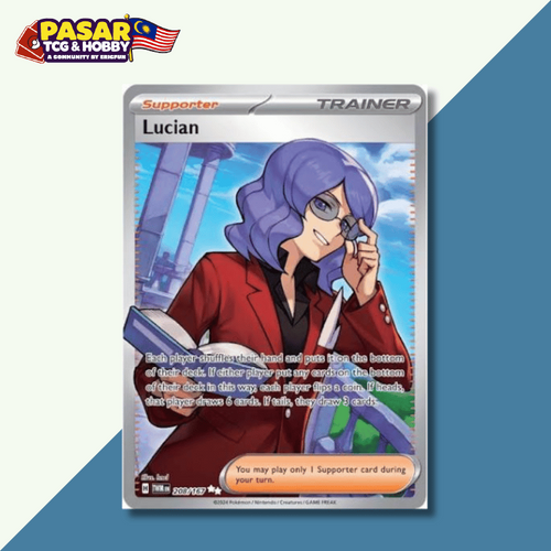 lucian pokemon card Pokmon TCG: Lucian SR 086/066 Crimson Haze sv5a