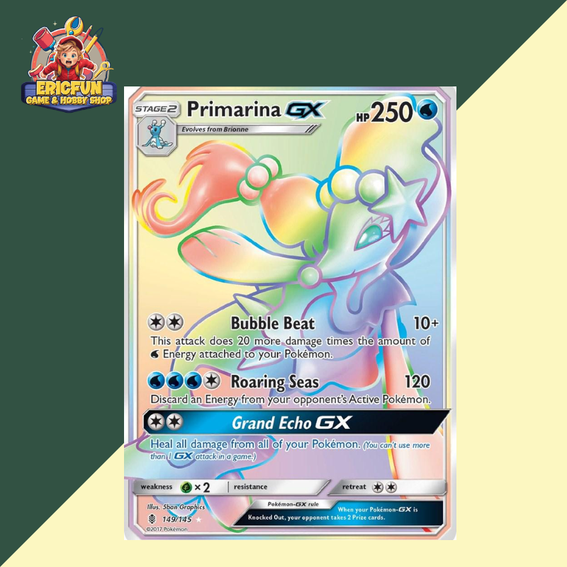 (EF) Primarina GX #149 Pokemon Guardians Rising