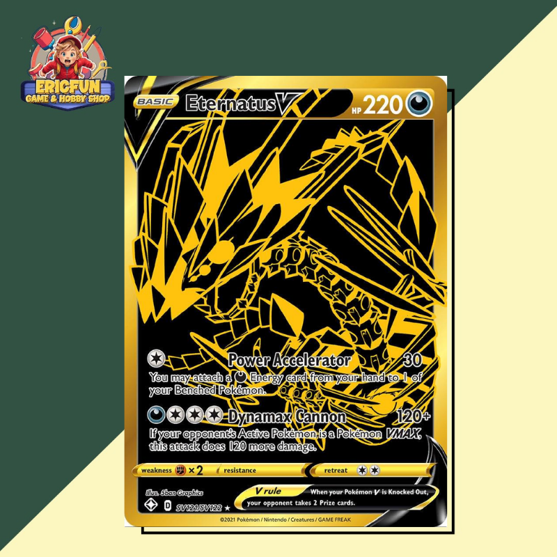 (EF) Eternatus V #SV121 Pokemon Shining Fates