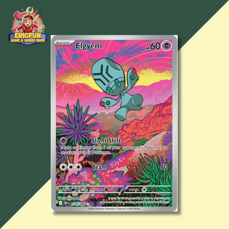 (EF) Elgyem #120 Pokemon Black Bolt