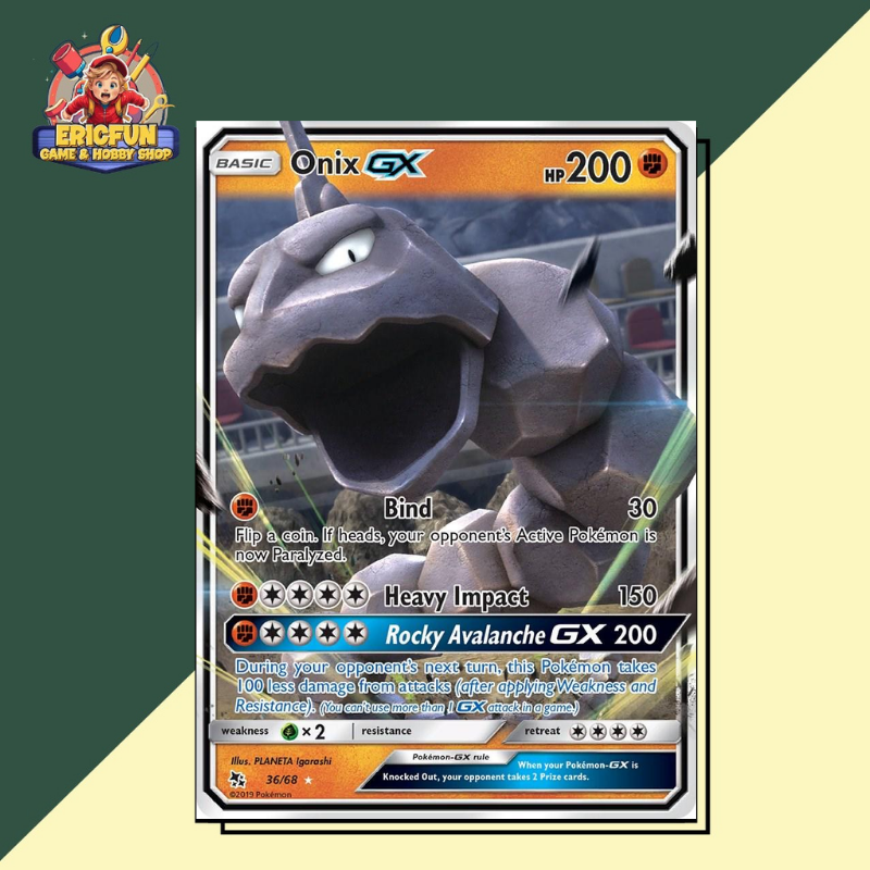 (EF) Onix GX #36 Pokemon Hidden Fates