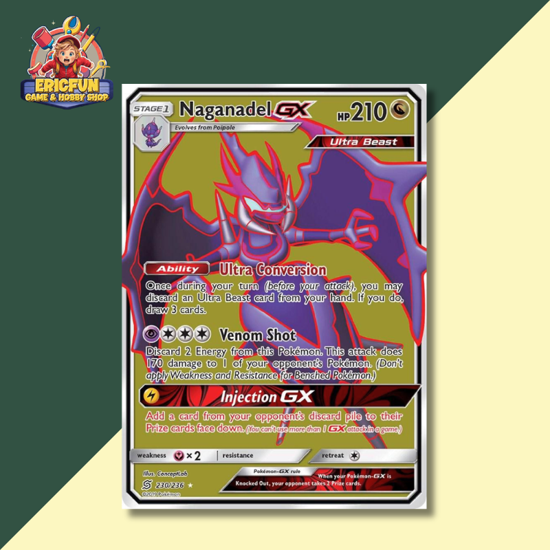 (EF) Naganadel GX #230 Pokemon Unified Minds