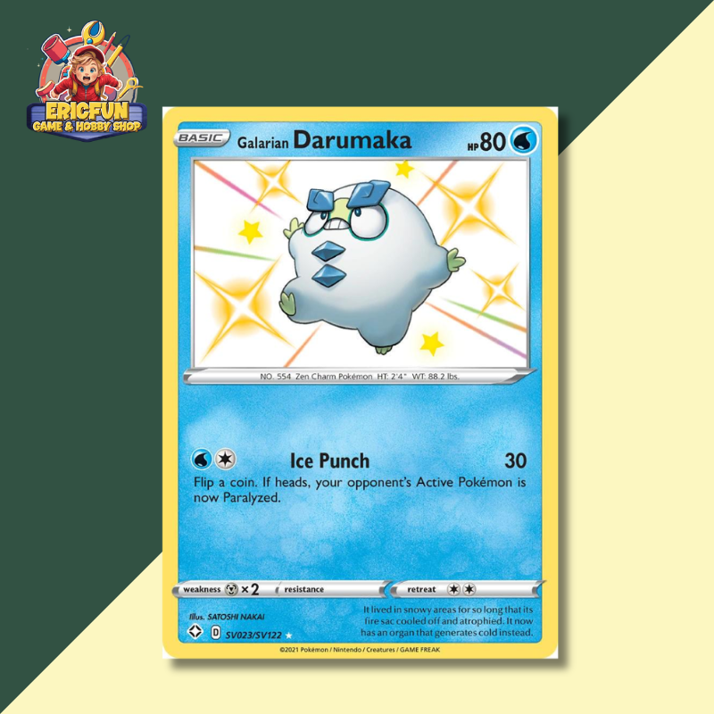 (EF) Galarian Darumaka #SV023 Pokemon Shining Fates