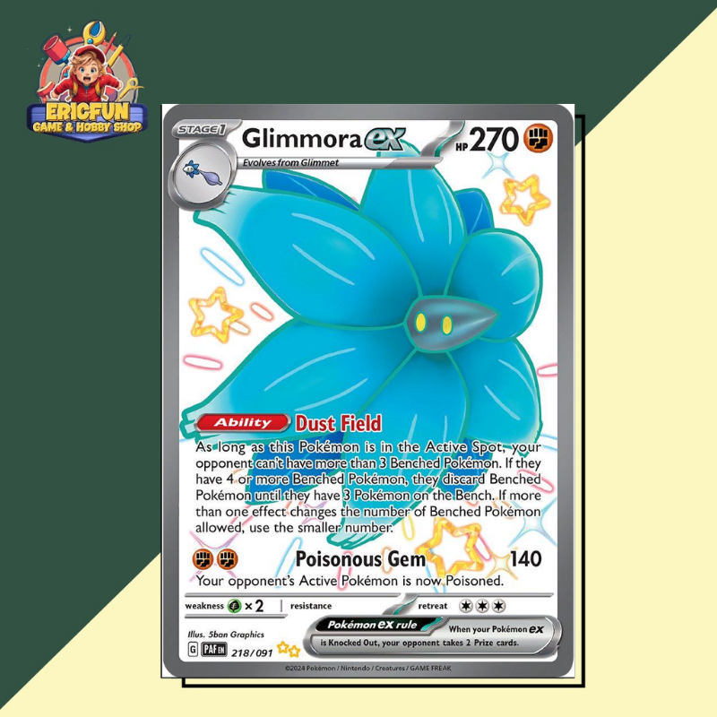 (EF) Glimmora ex #218 Pokemon Paldean Fates