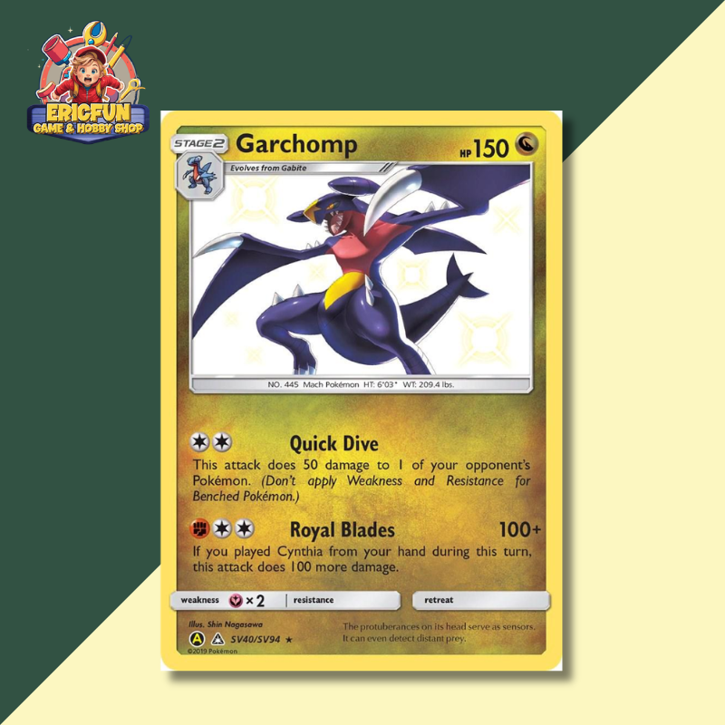 (EF) Garchomp #SV40 Pokemon Hidden Fates