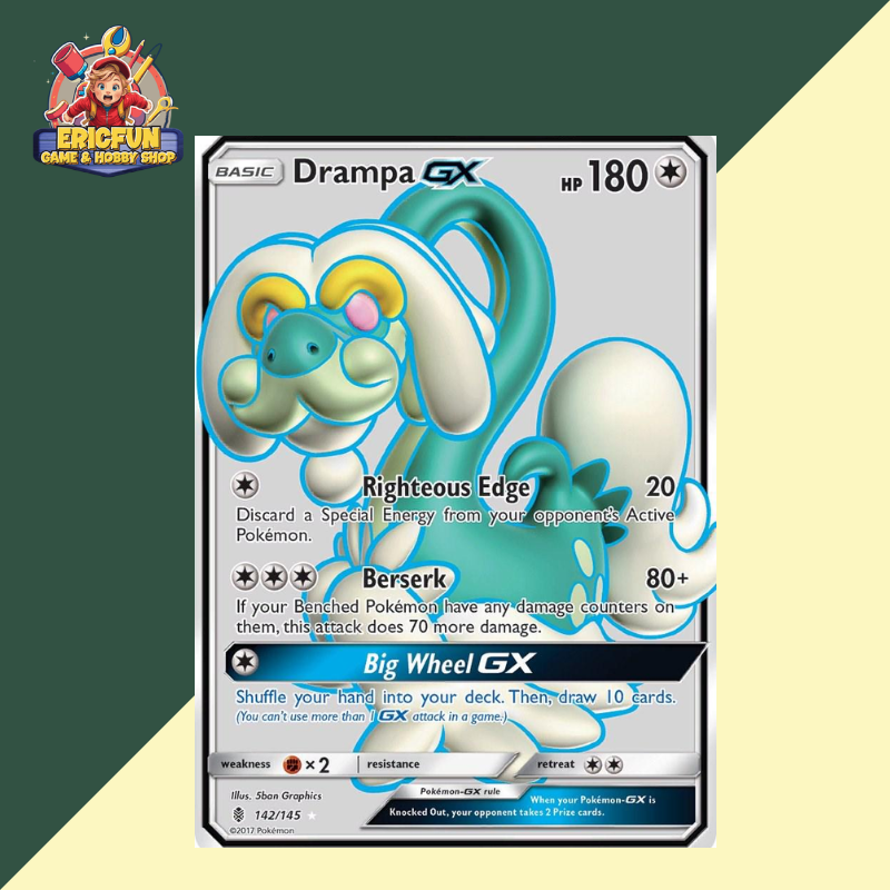 (EF) Drampa GX #142 Pokemon Guardians Rising