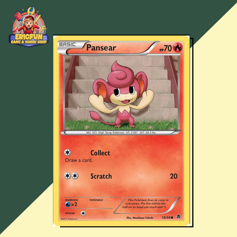 (EF) Pansear #18 Pokemon Emerging Powers