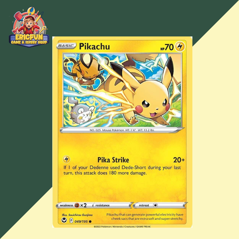 (EF) Pikachu #49 Pokemon Silver Tempest