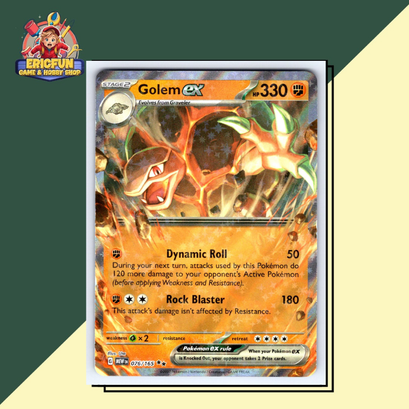 (EF) Golem ex #76 Pokemon Scarlet & Violet 151