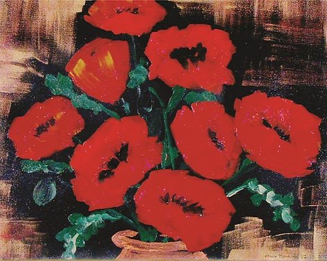 Poppies Framed