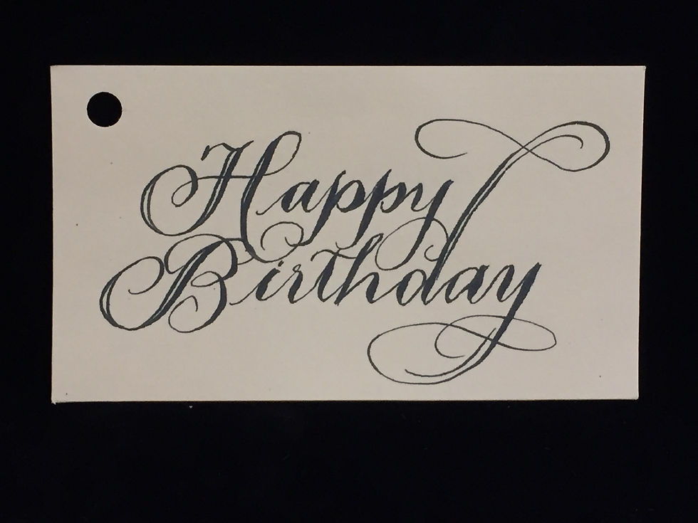 Happy Birthday Sentiment Cards