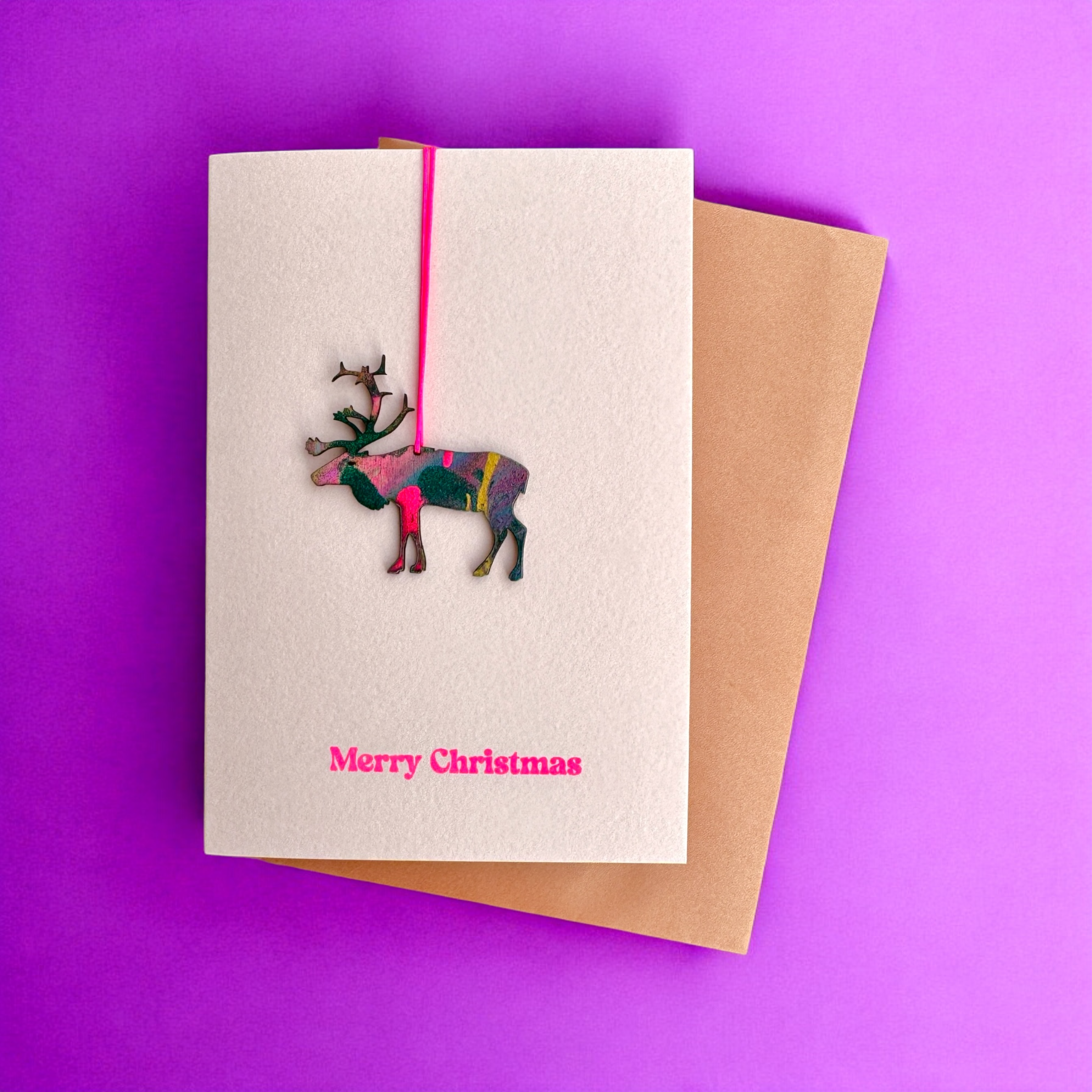 Merry Christmas * Elch metallic