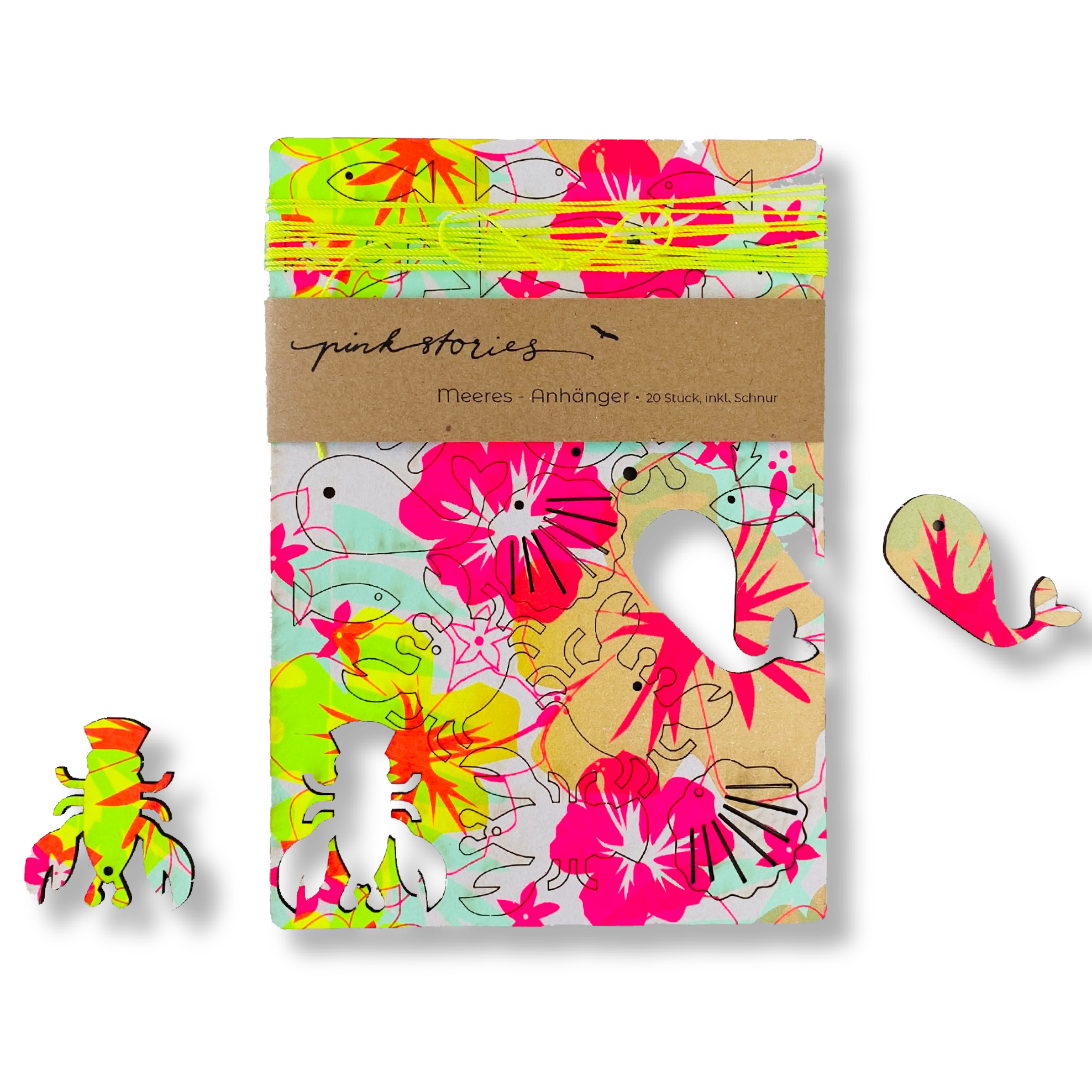 Meeres-Anhänger Jungle mint