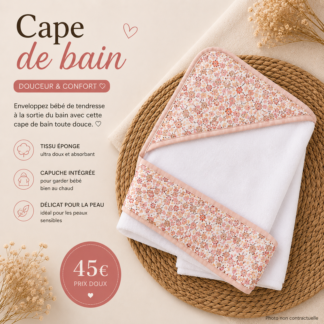 Cape de bain