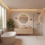 Rénovation complète de salle de bain en Suisse – pose de carrelage, étanchéité et finitions par Stone Creation