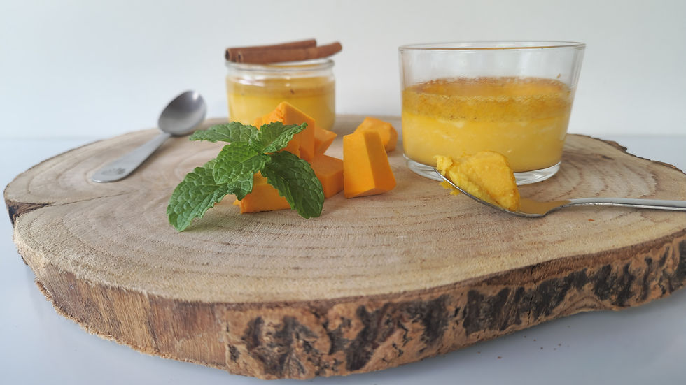 Crème dessert giraumon dictame