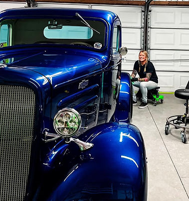 vintage chevy, classic car, ceramic coating, auto detailing, located in Georgetown de 