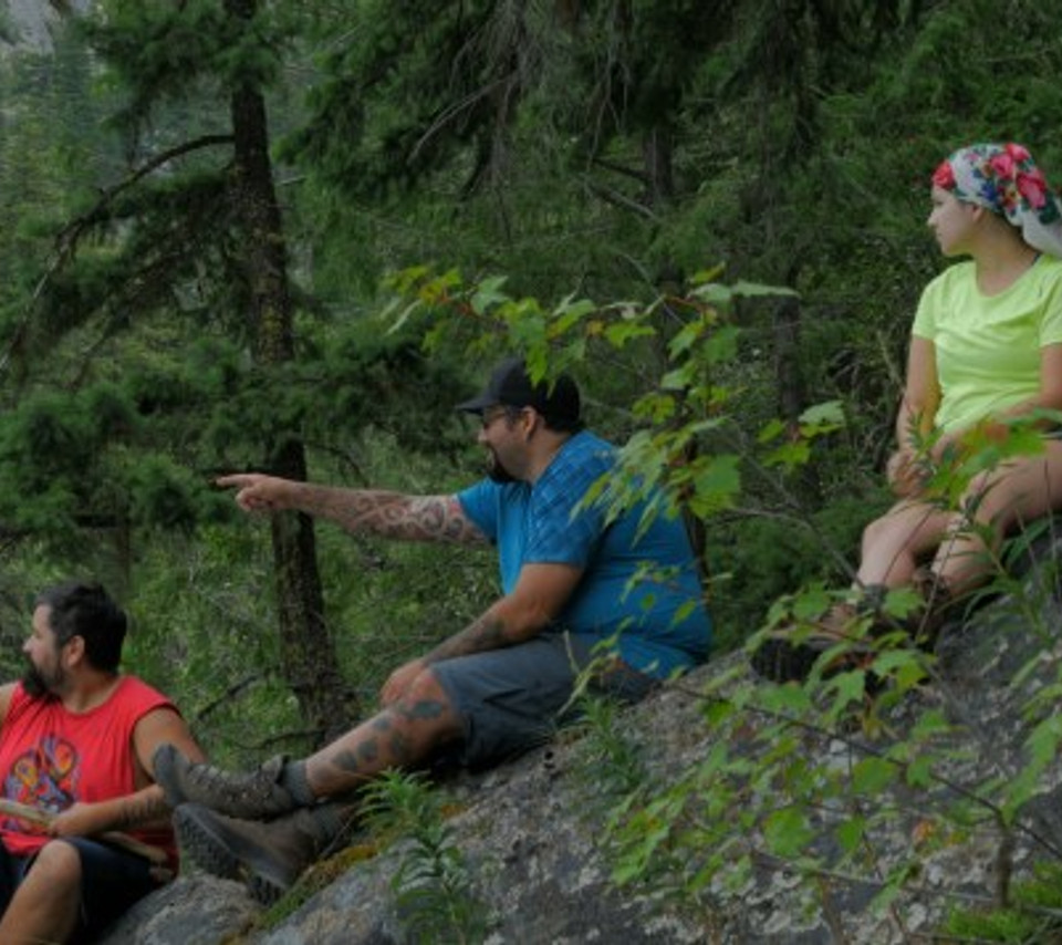 Looking at the Bear just past Earl's Cabin Camp