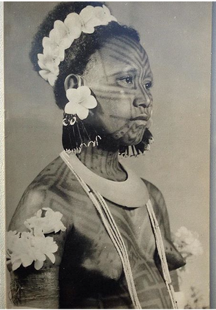 Tattooing Papua New Guinea