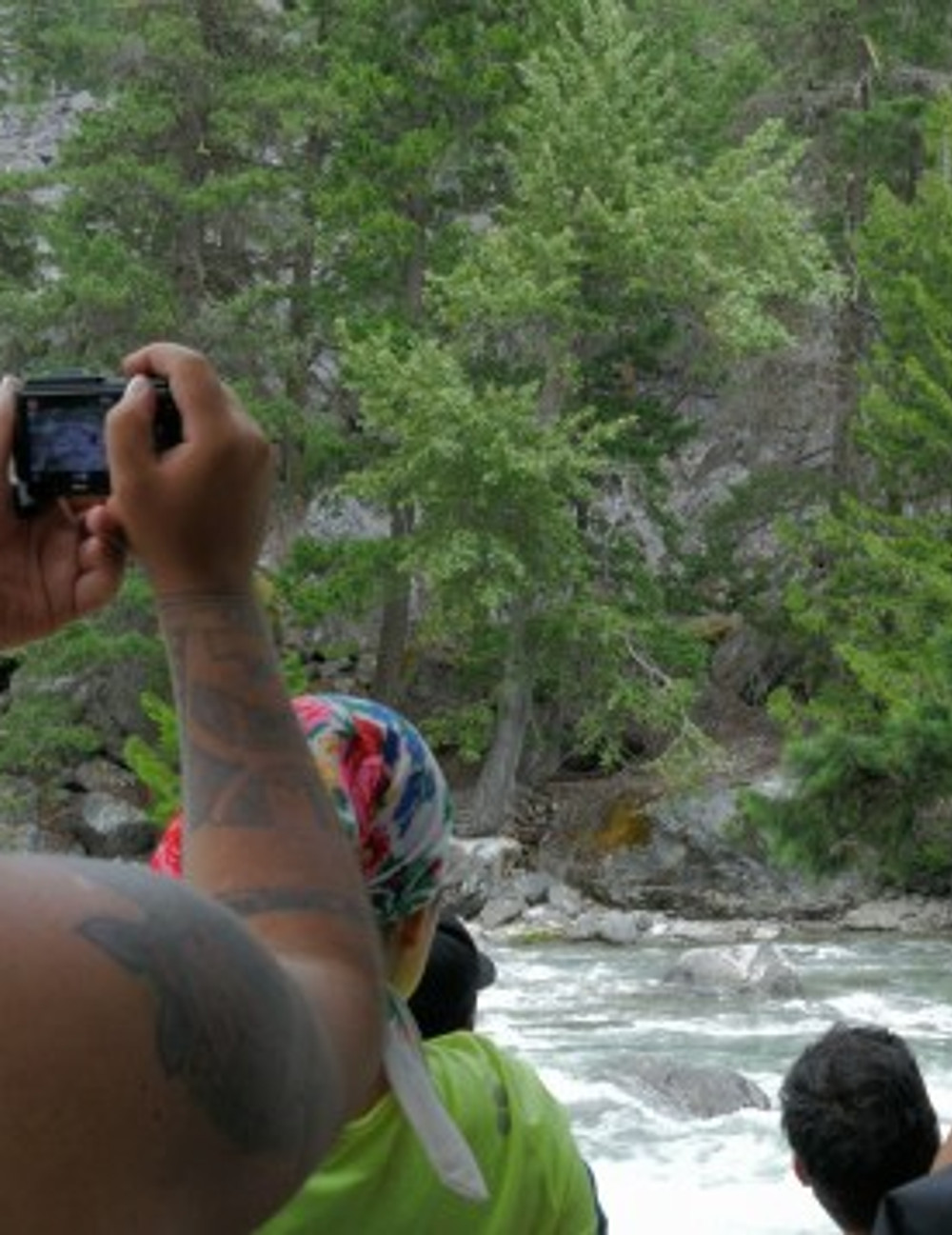 Jordan Bennett zooming in
