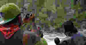 Jordan Bennett zooming in