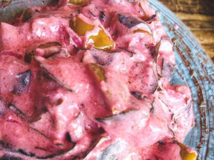 Raïta wakamé / betteraves by Zaze.