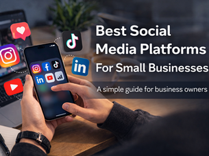 Preview image for blog article about the best social media platforms for small businesses