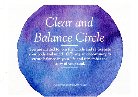 clear and balance circle