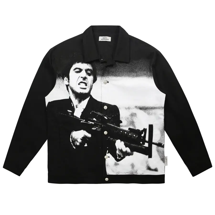 Scarface Graphic Denim Jacket My Site