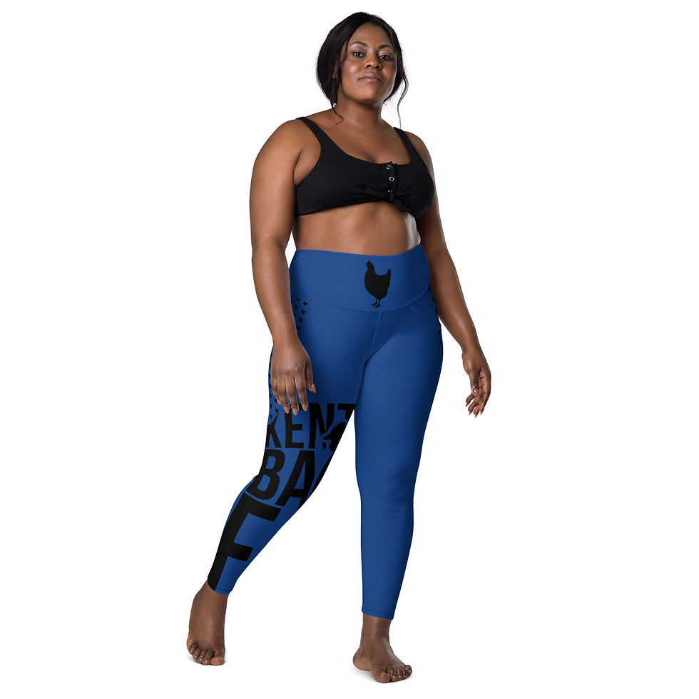 Thumbnail: Blue Leggings with pockets 