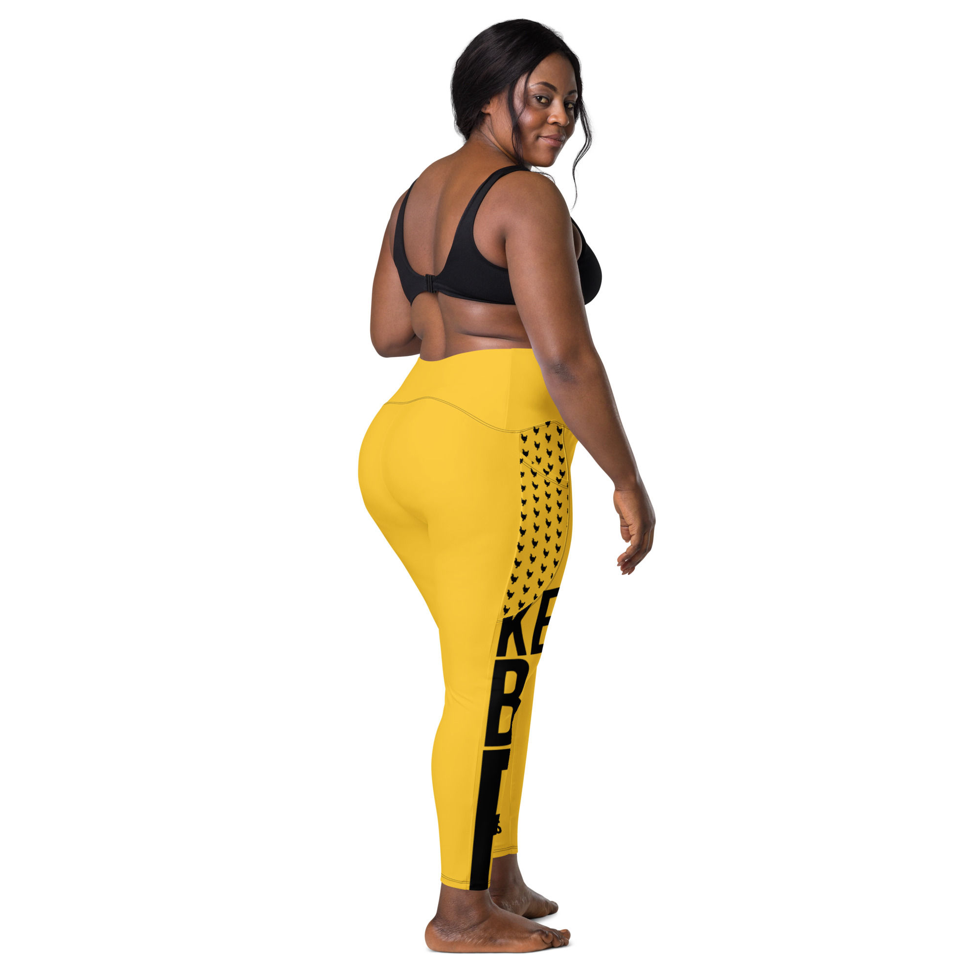Yellow Leggings with pockets