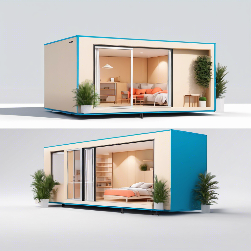 Module Transformable Apartment 40ft Apartment Module | Sunrise Modular Solu