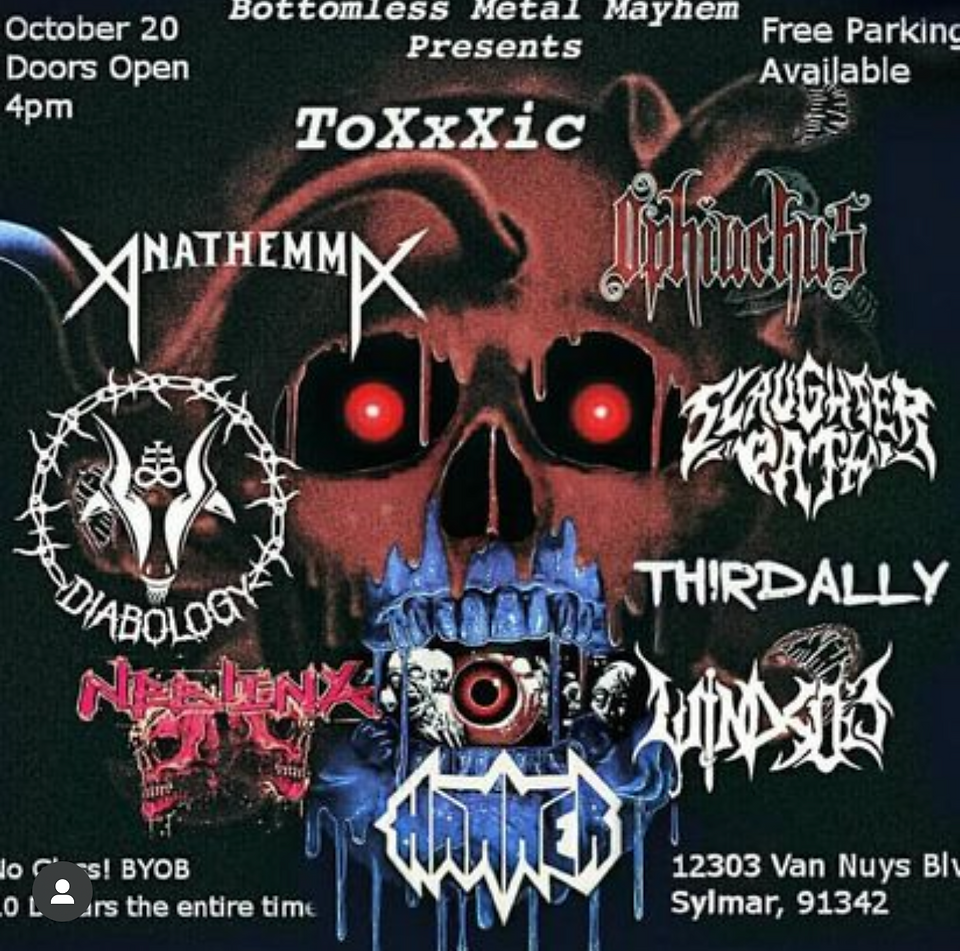 Ophiuchus plays at Bottomless Metal Mayhem